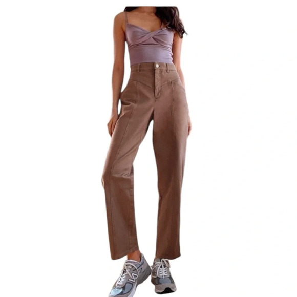 Wilfred Free | Aritzia | Dark Taupe Archer Pant, Size 0 - Picture 1 of 5